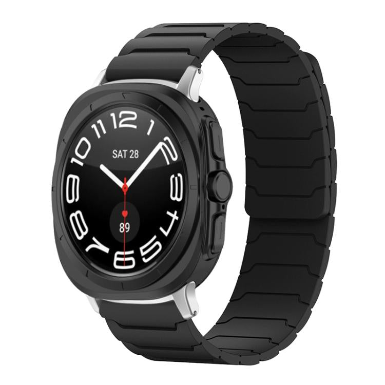 สายรัดนาฬิกาซิลิโคนแม่เหล็ก xDfind สำหรับ Samsung Galaxy Watch Ultra / Ultra 2025, สำหรับ Samsung Galaxy Watch8 / 8 Classic, สำหรับ Samsung Galaxy Watch 7 / 6 / 5 / FE