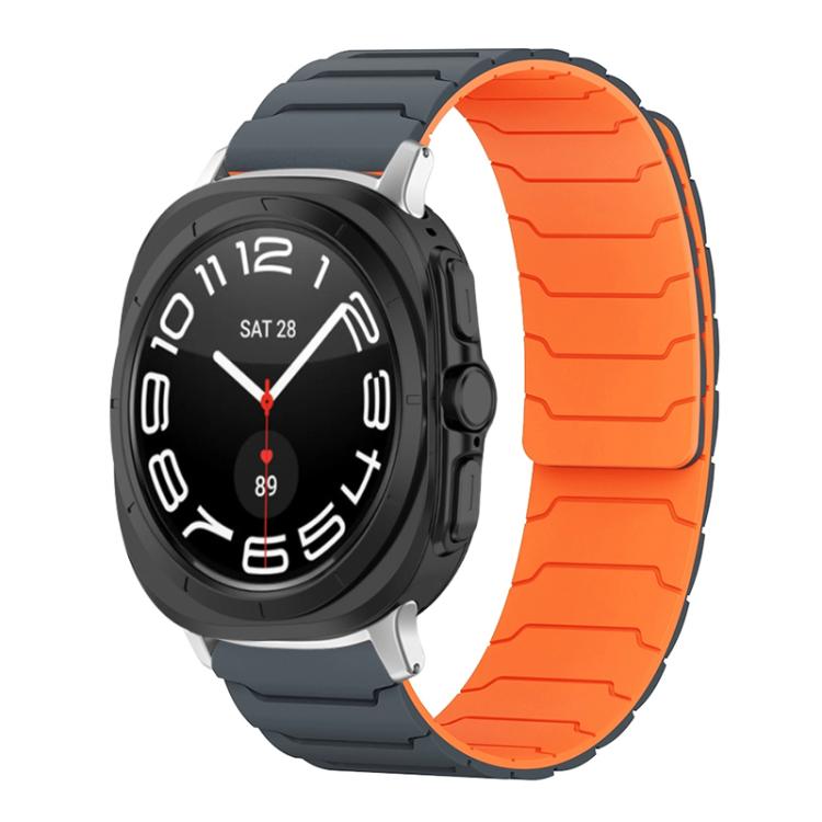 สายรัดนาฬิกาซิลิโคนแม่เหล็ก xDfind สำหรับ Samsung Galaxy Watch Ultra / Ultra 2025, สำหรับ Samsung Galaxy Watch8 / 8 Classic, สำหรับ Samsung Galaxy Watch 7 / 6 / 5 / FE
