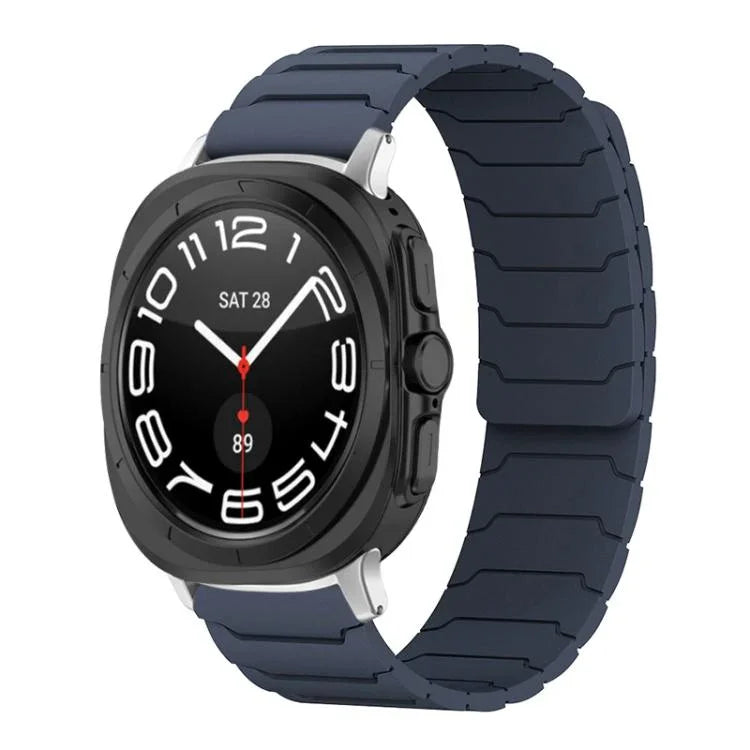 สายรัดนาฬิกาซิลิโคนแม่เหล็ก xDfind สำหรับ Samsung Galaxy Watch Ultra / Ultra 2025, สำหรับ Samsung Galaxy Watch8 / 8 Classic, สำหรับ Samsung Galaxy Watch 7 / 6 / 5 / FE