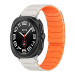 สายรัดนาฬิกาซิลิโคนแม่เหล็ก xDfind สำหรับ Samsung Galaxy Watch Ultra / Ultra 2025, สำหรับ Samsung Galaxy Watch8 / 8 Classic, สำหรับ Samsung Galaxy Watch 7 / 6 / 5 / FE