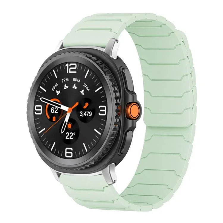 สายรัดนาฬิกาซิลิโคนแม่เหล็ก xDfind สำหรับ Samsung Galaxy Watch Ultra / Ultra 2025, สำหรับ Samsung Galaxy Watch8 / 8 Classic, สำหรับ Samsung Galaxy Watch 7 / 6 / 5 / FE