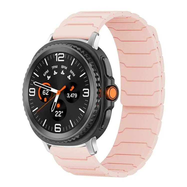 สายรัดนาฬิกาซิลิโคนแม่เหล็ก xDfind สำหรับ Samsung Galaxy Watch Ultra / Ultra 2025, สำหรับ Samsung Galaxy Watch8 / 8 Classic, สำหรับ Samsung Galaxy Watch 7 / 6 / 5 / FE