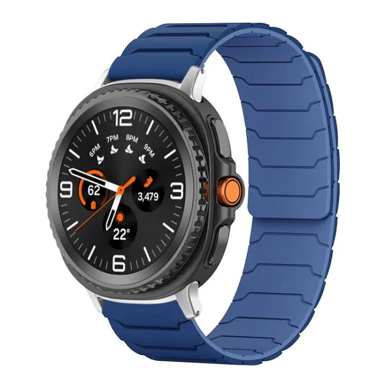 สายรัดนาฬิกาซิลิโคนแม่เหล็ก xDfind สำหรับ Samsung Galaxy Watch Ultra / Ultra 2025, สำหรับ Samsung Galaxy Watch8 / 8 Classic, สำหรับ Samsung Galaxy Watch 7 / 6 / 5 / FE