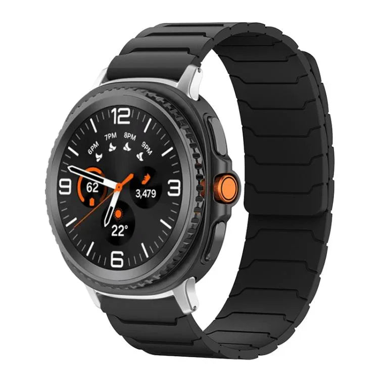 สายรัดนาฬิกาซิลิโคนแม่เหล็ก xDfind สำหรับ Samsung Galaxy Watch Ultra / Ultra 2025, สำหรับ Samsung Galaxy Watch8 / 8 Classic, สำหรับ Samsung Galaxy Watch 7 / 6 / 5 / FE