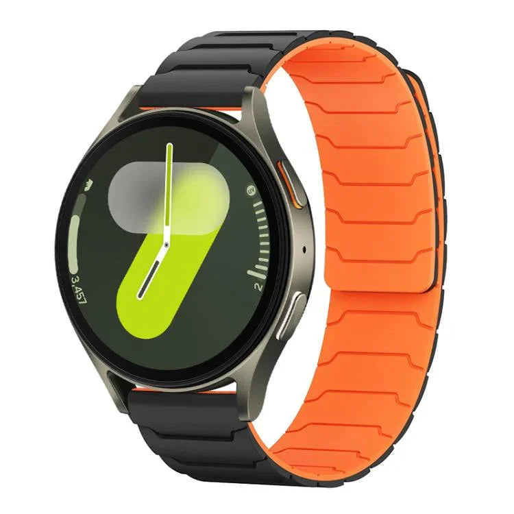 สายรัดนาฬิกาซิลิโคนแม่เหล็ก xDfind สำหรับ Samsung Galaxy Watch Ultra / Ultra 2025, สำหรับ Samsung Galaxy Watch8 / 8 Classic, สำหรับ Samsung Galaxy Watch 7 / 6 / 5 / FE