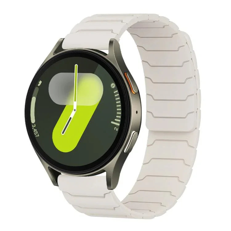 สายรัดนาฬิกาซิลิโคนแม่เหล็ก xDfind สำหรับ Samsung Galaxy Watch Ultra / Ultra 2025, สำหรับ Samsung Galaxy Watch8 / 8 Classic, สำหรับ Samsung Galaxy Watch 7 / 6 / 5 / FE