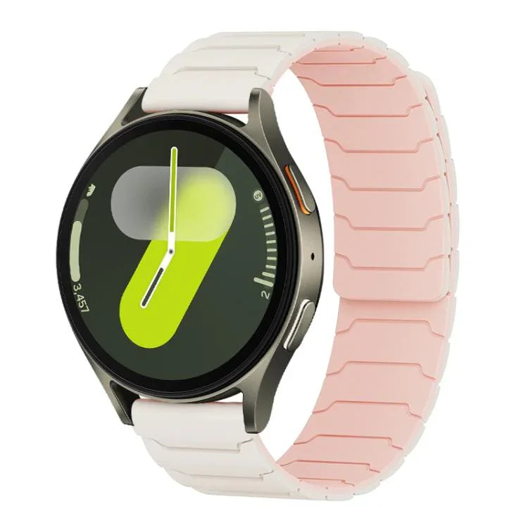 สายรัดนาฬิกาซิลิโคนแม่เหล็ก xDfind สำหรับ Samsung Galaxy Watch Ultra / Ultra 2025, สำหรับ Samsung Galaxy Watch8 / 8 Classic, สำหรับ Samsung Galaxy Watch 7 / 6 / 5 / FE