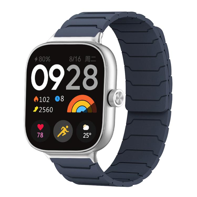 xDfind Magnetic Silicone Watch Band, For Xiaomi Band 10 Pro/9 Pro/Redmi Watch 6/5/4, For Redmi Watch 3 Active / Watch 3 Lite, For Redmi Watch 3