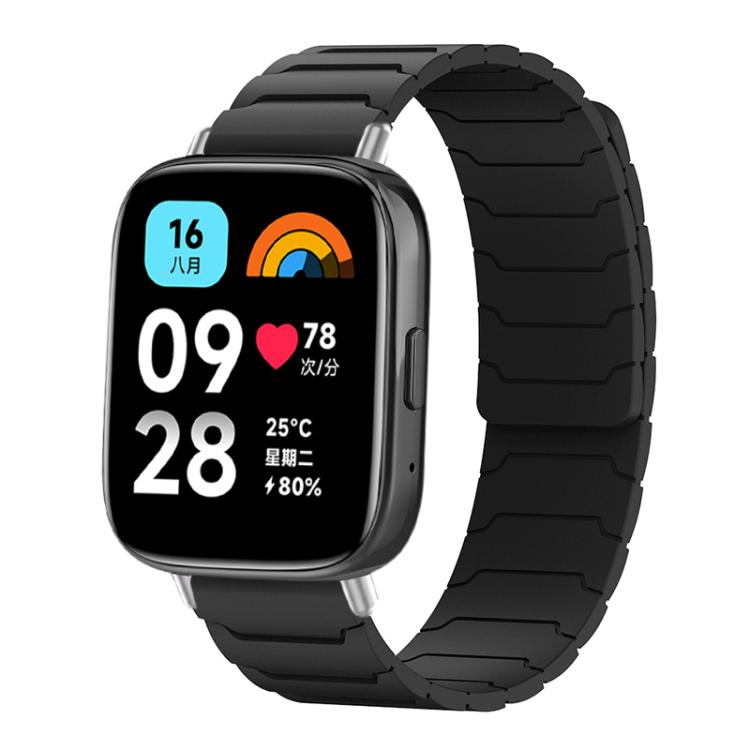 xDfind Magnetic Silicone Watch Band, For Xiaomi Band 10 Pro/9 Pro/Redmi Watch 6/5/4, For Redmi Watch 3 Active / Watch 3 Lite, For Redmi Watch 3
