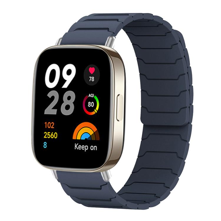 xDfind Magnetic Silicone Watch Band, For Xiaomi Band 10 Pro/9 Pro/Redmi Watch 6/5/4, For Redmi Watch 3 Active / Watch 3 Lite, For Redmi Watch 3