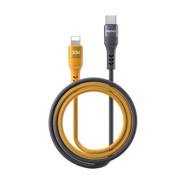 สายชาร์จข้อมูล REMAX CB16 PD30W Type-C ถึง 8 Pin Macaron ถัก ชาร์จเร็ว ยาว 1.2 เมตร