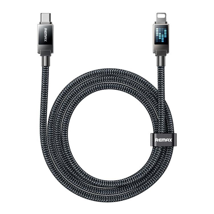 สายชาร์จข้อมูล REMAX CB09 PD30W Type-C เป็น 8 Pin Marquee ถักชาร์จเร็ว ความยาว: 1.2m, Type-C เป็น 8 Pin