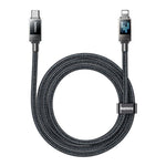 สายชาร์จข้อมูล REMAX CB09 PD30W Type-C เป็น 8 Pin Marquee ถักชาร์จเร็ว ความยาว: 1.2m, Type-C เป็น 8 Pin