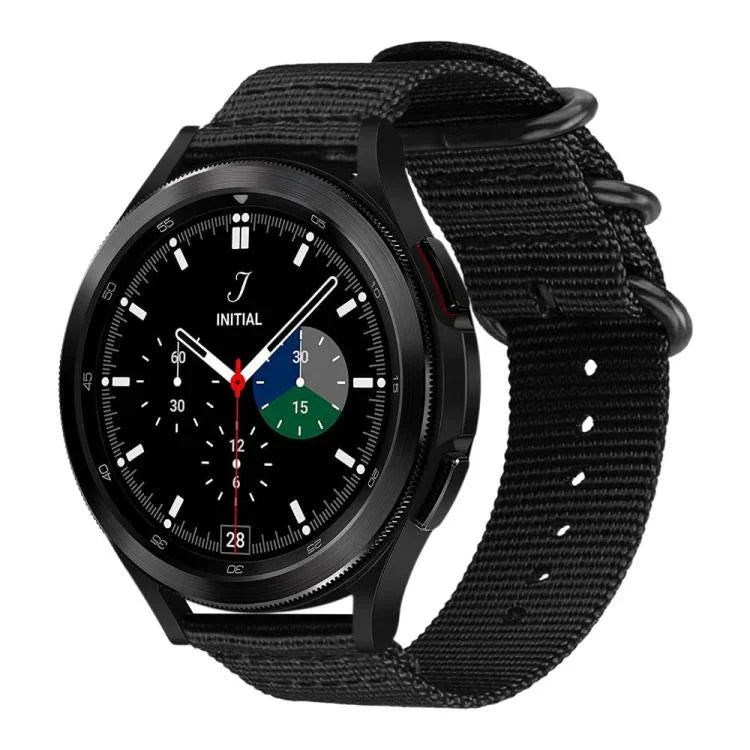 xDfind Ring Buckle Nylon Canvas Watch Band, For Samsung Galaxy Watch Ultra / Ultra 2025, For Samsung Galaxy Watch8 / 8 Classic, For Samsung Galaxy Watch 7 / 6 / 5 / FE, For Samsung Galaxy Fit3 SM-R390