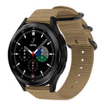 xDfind Ring Buckle Nylon Canvas Watch Band, For Samsung Galaxy Watch Ultra / Ultra 2025, For Samsung Galaxy Watch8 / 8 Classic, For Samsung Galaxy Watch 7 / 6 / 5 / FE, For Samsung Galaxy Fit3 SM-R390