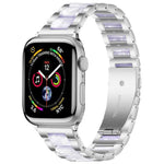 สายรัดนาฬิกาโลหะเรซินลูกปัดสามเม็ด xDfind สำหรับ Apple Watch 42 / 44 / 45 / 46 / 49mm, สำหรับ Apple Watch 38 / 40 / 41 / S10 42mm