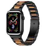 สายรัดนาฬิกาโลหะเรซินลูกปัดสามเม็ด xDfind สำหรับ Apple Watch 42 / 44 / 45 / 46 / 49mm, สำหรับ Apple Watch 38 / 40 / 41 / S10 42mm