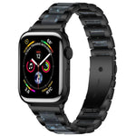 สายรัดนาฬิกาโลหะเรซินลูกปัดสามเม็ด xDfind สำหรับ Apple Watch 42 / 44 / 45 / 46 / 49mm, สำหรับ Apple Watch 38 / 40 / 41 / S10 42mm