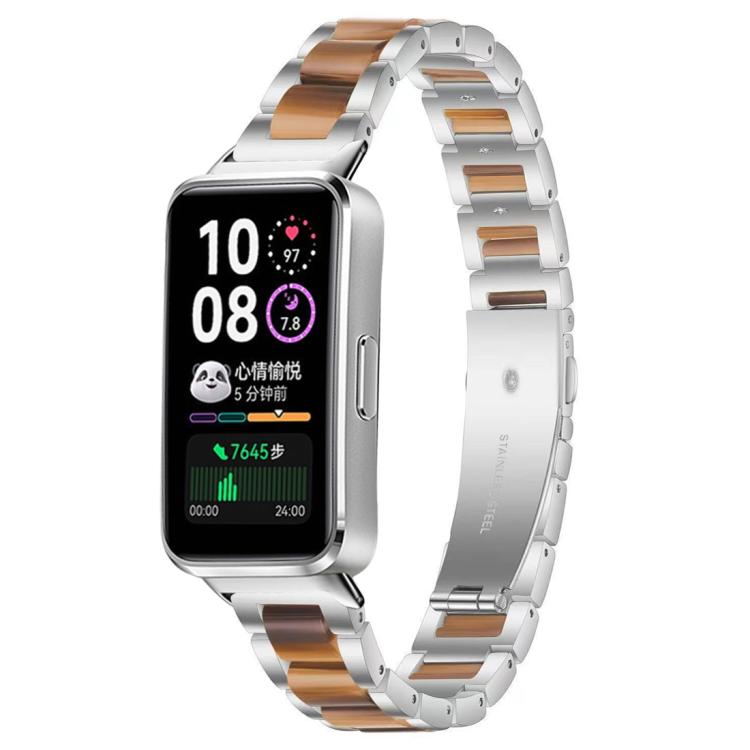 xDfind Three Beads Metal Resin Watch Band, For Huawei Watch Fit4 / Fit4 Pro / Fit3, For Huawei Band 10 / 9 / 8