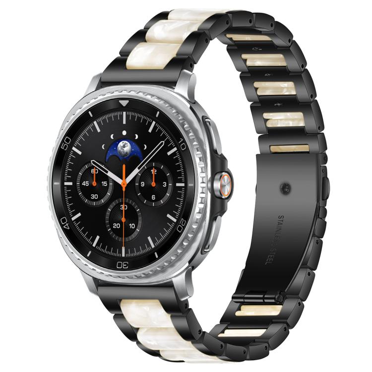 xDfind Three Beads Metal Resin Watch Band, For Samsung Galaxy Watch Ultra/Ultra 2025, For Samsung Galaxy Watch8 / 8 Classic, For Samsung Galaxy Watch 7 / 6 / 5 / FE