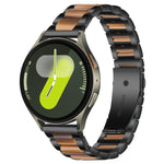 xDfind Three Beads Metal Resin Watch Band, For Samsung Galaxy Watch Ultra/Ultra 2025, For Samsung Galaxy Watch8 / 8 Classic, For Samsung Galaxy Watch 7 / 6 / 5 / FE