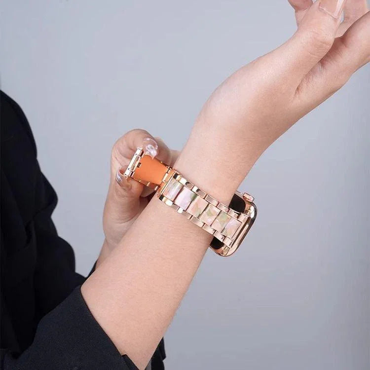 xDfind Three Beads Metal Resin Watch Band, For Samsung Galaxy Fit3 SM-R390