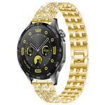xDfind Five Beads Full Diamond Metal Watch Band, 20mm, 22mm, 18mm