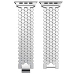 สายรัดนาฬิกาโลหะลายเกล็ดปลา xDfind สำหรับ Apple Watch 42 / 44 / 45 / 46 / 49mm, สำหรับ Apple Watch 38 / 40 / 41 / S11 42mm