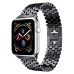 สายรัดนาฬิกาโลหะลายเกล็ดปลา xDfind สำหรับ Apple Watch 42 / 44 / 45 / 46 / 49mm, สำหรับ Apple Watch 38 / 40 / 41 / S11 42mm