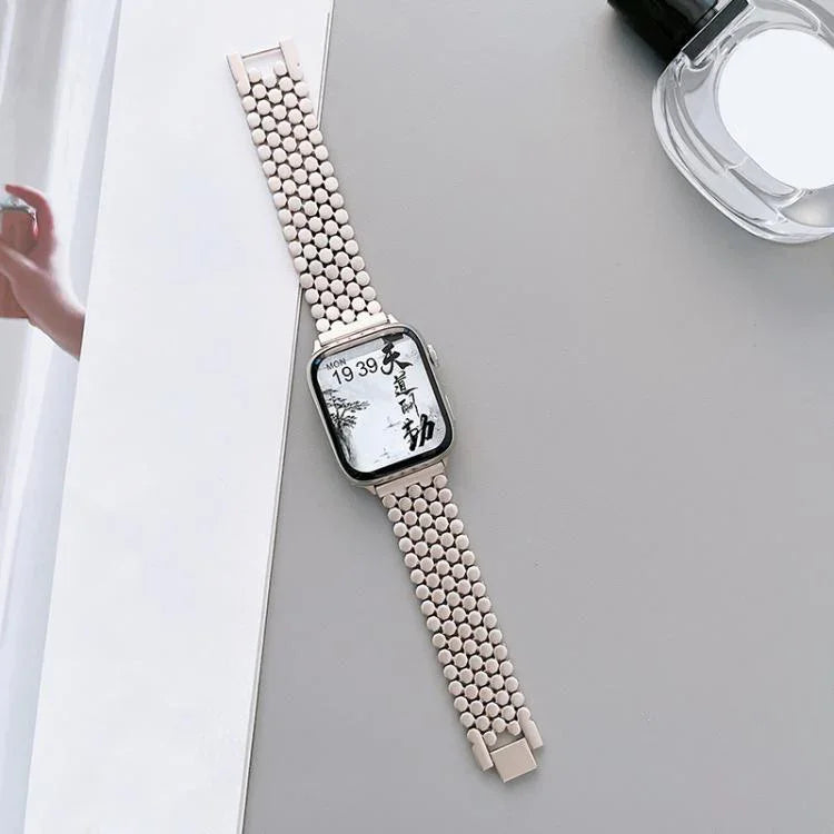 สายรัดนาฬิกาโลหะลายเกล็ดปลา xDfind สำหรับ Apple Watch 42 / 44 / 45 / 46 / 49mm, สำหรับ Apple Watch 38 / 40 / 41 / S11 42mm