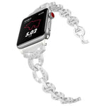 สายรัดนาฬิกาโลหะสแตนเลสสตีลเพชร xDfind สำหรับ Apple Watch 42 / 44 / 45 / 46 / 49mm, สำหรับ Apple Watch 38 / 40 / 41 / S10 42mm