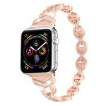 สายรัดนาฬิกาโลหะสแตนเลสสตีลเพชร xDfind สำหรับ Apple Watch 42 / 44 / 45 / 46 / 49mm, สำหรับ Apple Watch 38 / 40 / 41 / S10 42mm