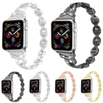 สายรัดนาฬิกาโลหะสแตนเลสสตีลเพชร xDfind สำหรับ Apple Watch 42 / 44 / 45 / 46 / 49mm, สำหรับ Apple Watch 38 / 40 / 41 / S10 42mm