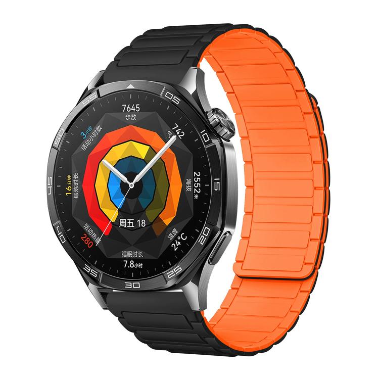 xDfind I-shaped Magnetic Silicone Watch Band, 14mm, 18mm, 22mm, 20mm