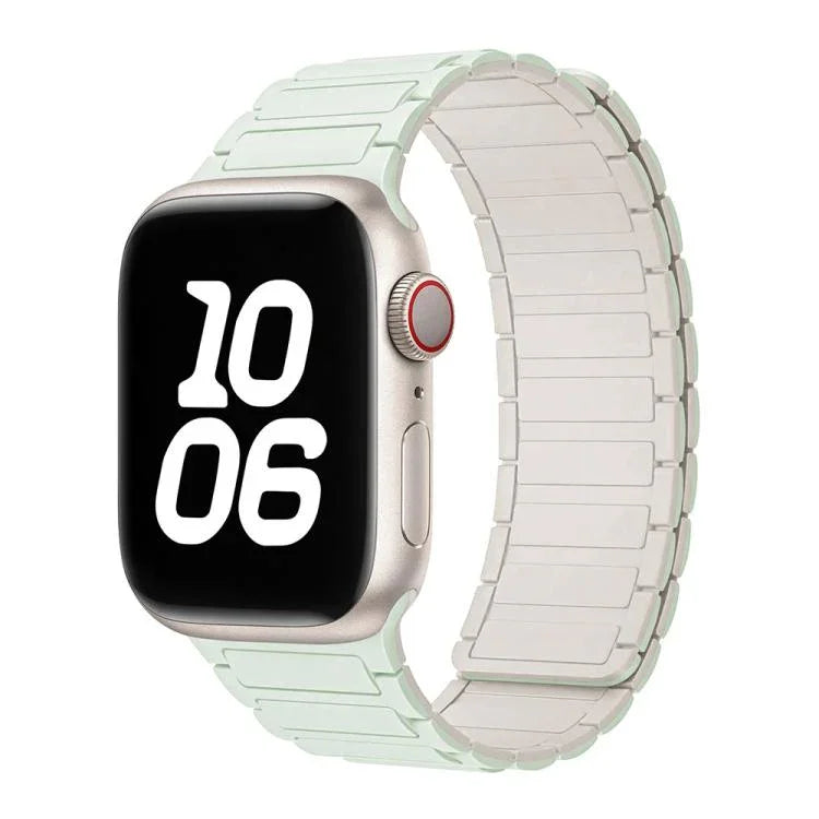 สายรัดนาฬิกาซิลิโคนแม่เหล็กรูปตัว I xDfind สำหรับ Apple Watch 42 / 44 / 45 / 46 / 49mm, สำหรับ Apple Watch 38 / 40 / 41 / S10 42mm