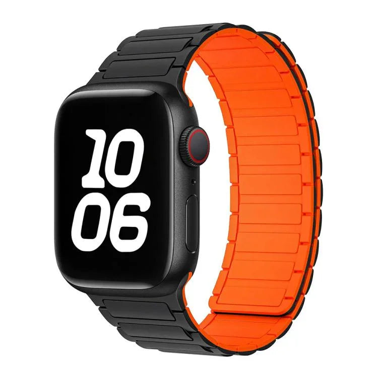 สายรัดนาฬิกาซิลิโคนแม่เหล็กรูปตัว I xDfind สำหรับ Apple Watch 42 / 44 / 45 / 46 / 49mm, สำหรับ Apple Watch 38 / 40 / 41 / S10 42mm