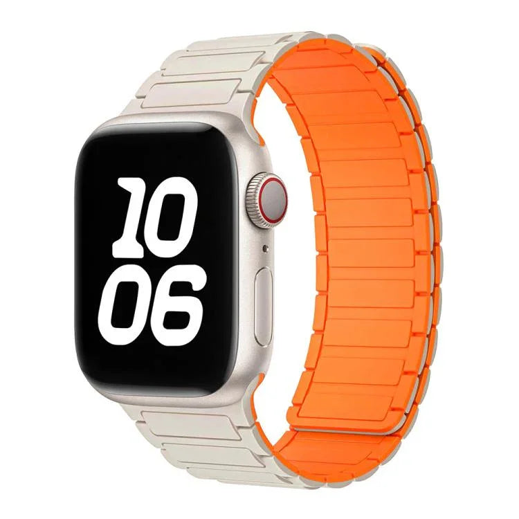 สายรัดนาฬิกาซิลิโคนแม่เหล็กรูปตัว I xDfind สำหรับ Apple Watch 42 / 44 / 45 / 46 / 49mm, สำหรับ Apple Watch 38 / 40 / 41 / S10 42mm