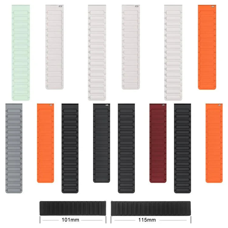สายรัดนาฬิกาซิลิโคนแม่เหล็กรูปตัว I xDfind สำหรับ Apple Watch 42 / 44 / 45 / 46 / 49mm, สำหรับ Apple Watch 38 / 40 / 41 / S10 42mm