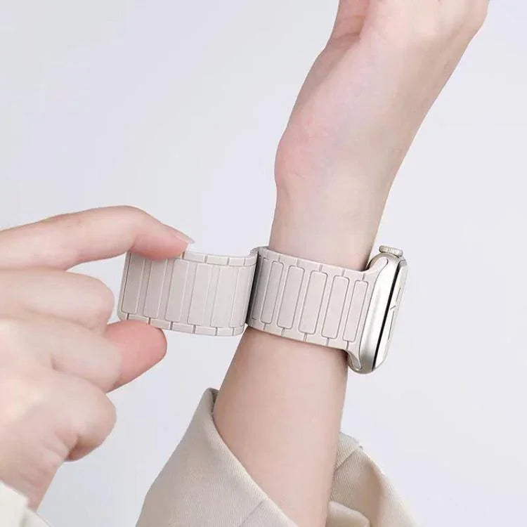 สายรัดนาฬิกาซิลิโคนแม่เหล็กรูปตัว I xDfind สำหรับ Apple Watch 42 / 44 / 45 / 46 / 49mm, สำหรับ Apple Watch 38 / 40 / 41 / S10 42mm