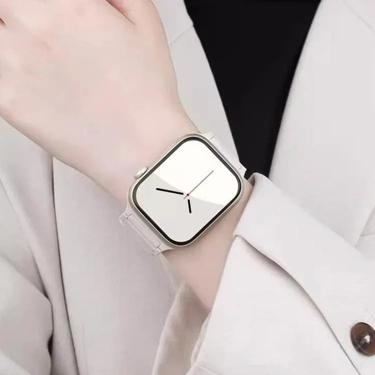 สายรัดนาฬิกาซิลิโคนแม่เหล็กรูปตัว I xDfind สำหรับ Apple Watch 42 / 44 / 45 / 46 / 49mm, สำหรับ Apple Watch 38 / 40 / 41 / S10 42mm