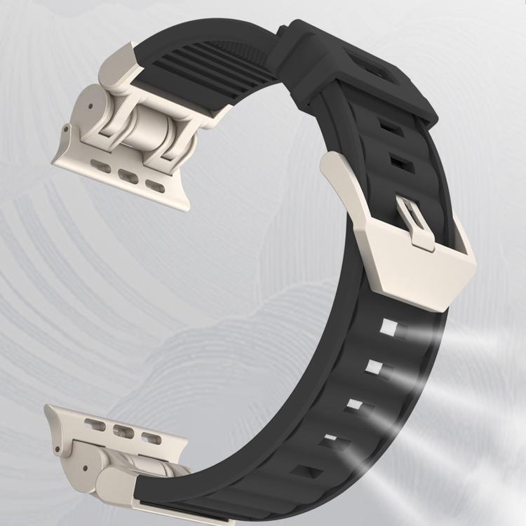 สายรัดนาฬิกาซิลิโคนลาย Mecha Stripe สำหรับ Apple Watch 46mm / 49mm / 45mm / 44mm