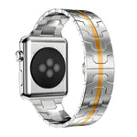 xDfind Butterfly Buckle Stainless Steel Watch Band, For Apple Watch 42 / 44 / 45 / 46 / 49mm, For Apple Watch 38 / 40 / 41 / S10 42mm