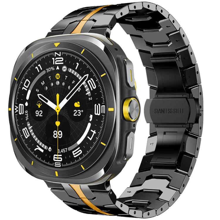 สายรัดนาฬิกาสแตนเลส xDfind แบบหัวเข็มขัดผีเสื้อ สำหรับ Samsung Galaxy Watch Ultra / Ultra 2025, สำหรับ Samsung Galaxy Watch8 / 8 Classic