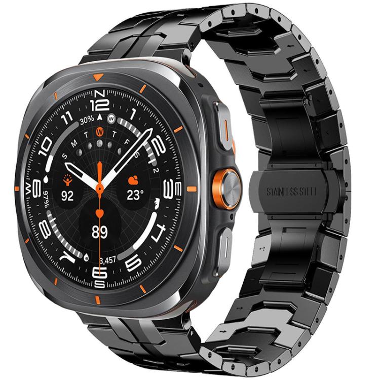 สายรัดนาฬิกาสแตนเลส xDfind แบบหัวเข็มขัดผีเสื้อ สำหรับ Samsung Galaxy Watch Ultra / Ultra 2025, สำหรับ Samsung Galaxy Watch8 / 8 Classic