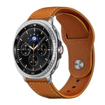 สายรัดนาฬิกาหนังแท้ xDfind แบบหัวเข็มขัดหมุด สำหรับ Samsung Galaxy Watch Ultra / Ultra 2025, สำหรับ Samsung Galaxy Watch8 / 8 Classic
