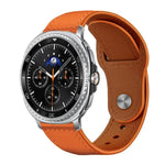 สายรัดนาฬิกาหนังแท้ xDfind แบบหัวเข็มขัดหมุด สำหรับ Samsung Galaxy Watch Ultra / Ultra 2025, สำหรับ Samsung Galaxy Watch8 / 8 Classic