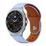สายรัดนาฬิกาหนังแท้ xDfind แบบหัวเข็มขัดหมุด สำหรับ Samsung Galaxy Watch Ultra / Ultra 2025, สำหรับ Samsung Galaxy Watch8 / 8 Classic