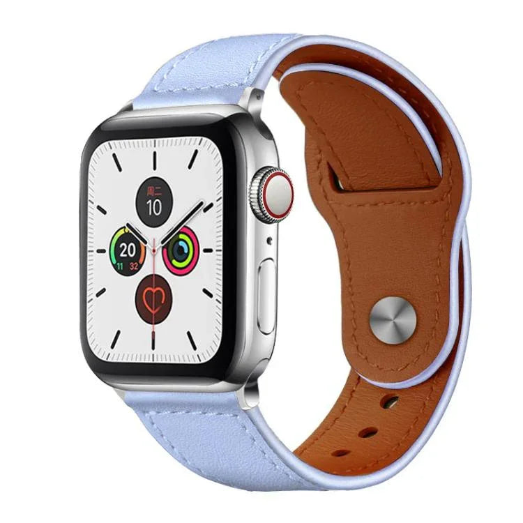สายรัดนาฬิกาหนังแท้หัวเข็มขัดหมุด xDfind สำหรับ Apple Watch 42 / 44 / 45 / 46 / 49mm, สำหรับ Apple Watch 38 / 40 / 41 / S10 42mm