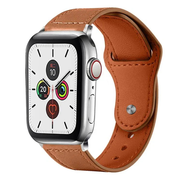 สายรัดนาฬิกาหนังแท้หัวเข็มขัดหมุด xDfind สำหรับ Apple Watch 42 / 44 / 45 / 46 / 49mm, สำหรับ Apple Watch 38 / 40 / 41 / S10 42mm