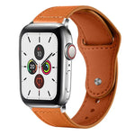 สายรัดนาฬิกาหนังแท้หัวเข็มขัดหมุด xDfind สำหรับ Apple Watch 42 / 44 / 45 / 46 / 49mm, สำหรับ Apple Watch 38 / 40 / 41 / S10 42mm